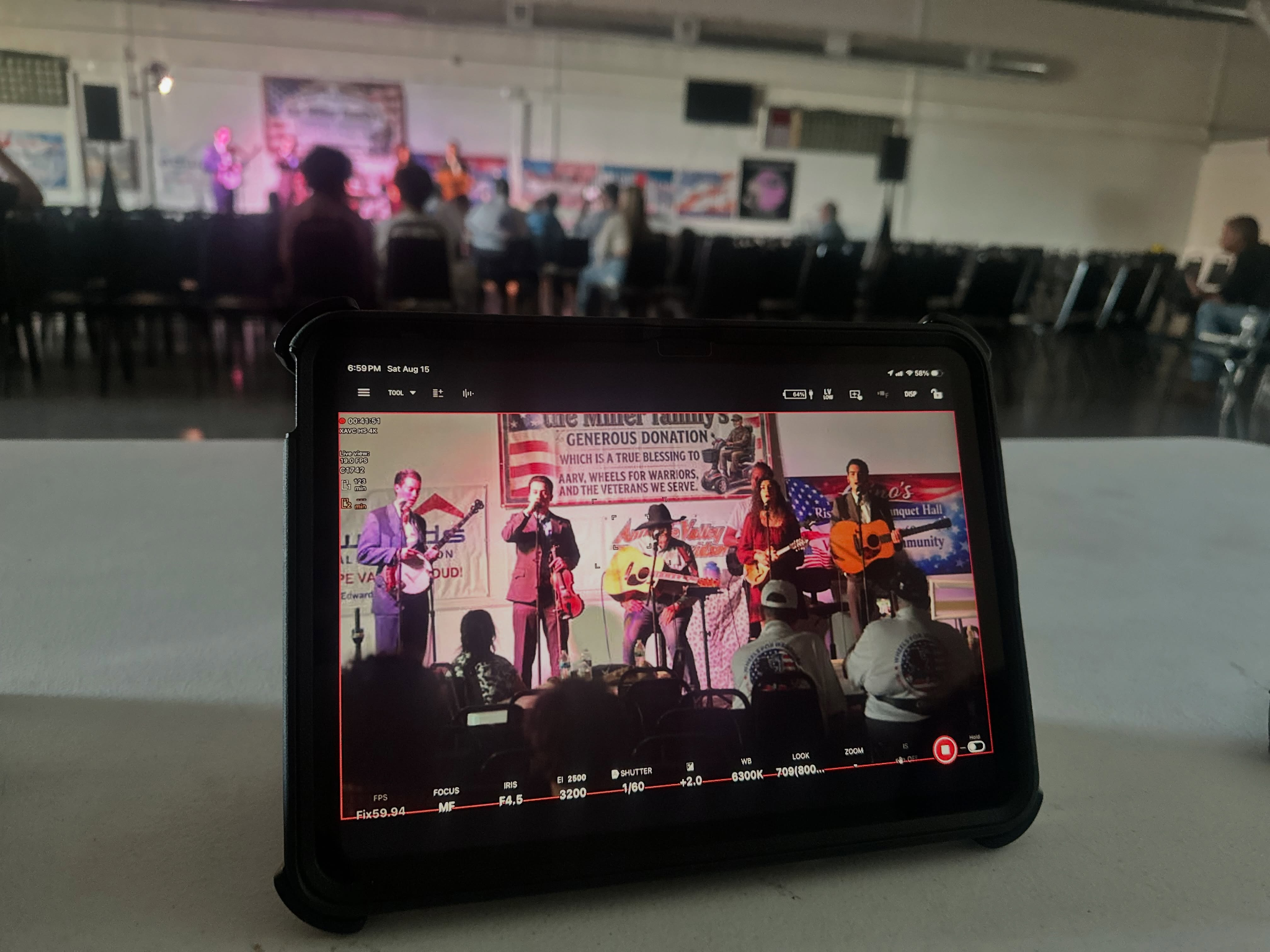 Digital Cheese Productions remotely monitoring a live stage performance